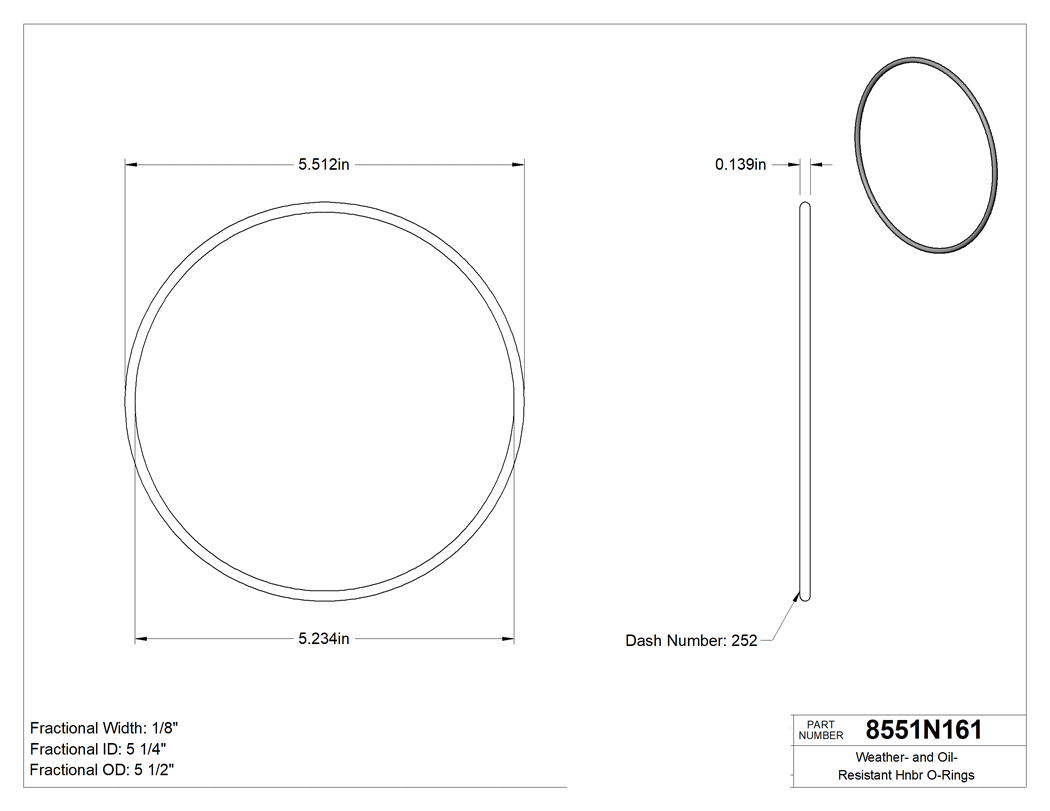 Technical drawing - 8551N161